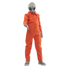 Area 51 Alien w/ Orange Jumpsuit Child Costume
