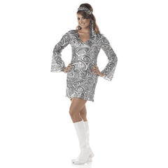 Psychedelic Disco Diva Plus Size Adult Costume