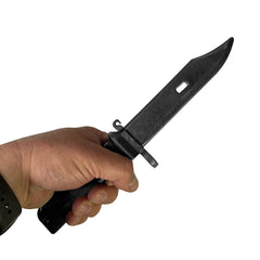 Smith & Wesson Style Bayonet Poly Training Knife with 6 Inch Turkish Clip Point Blade Prop