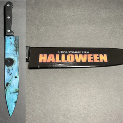 Halloween Michael Myers Kitchen Knife with Stand
