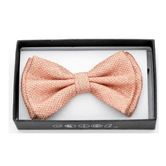 Glitter Rose Gold Bow Tie