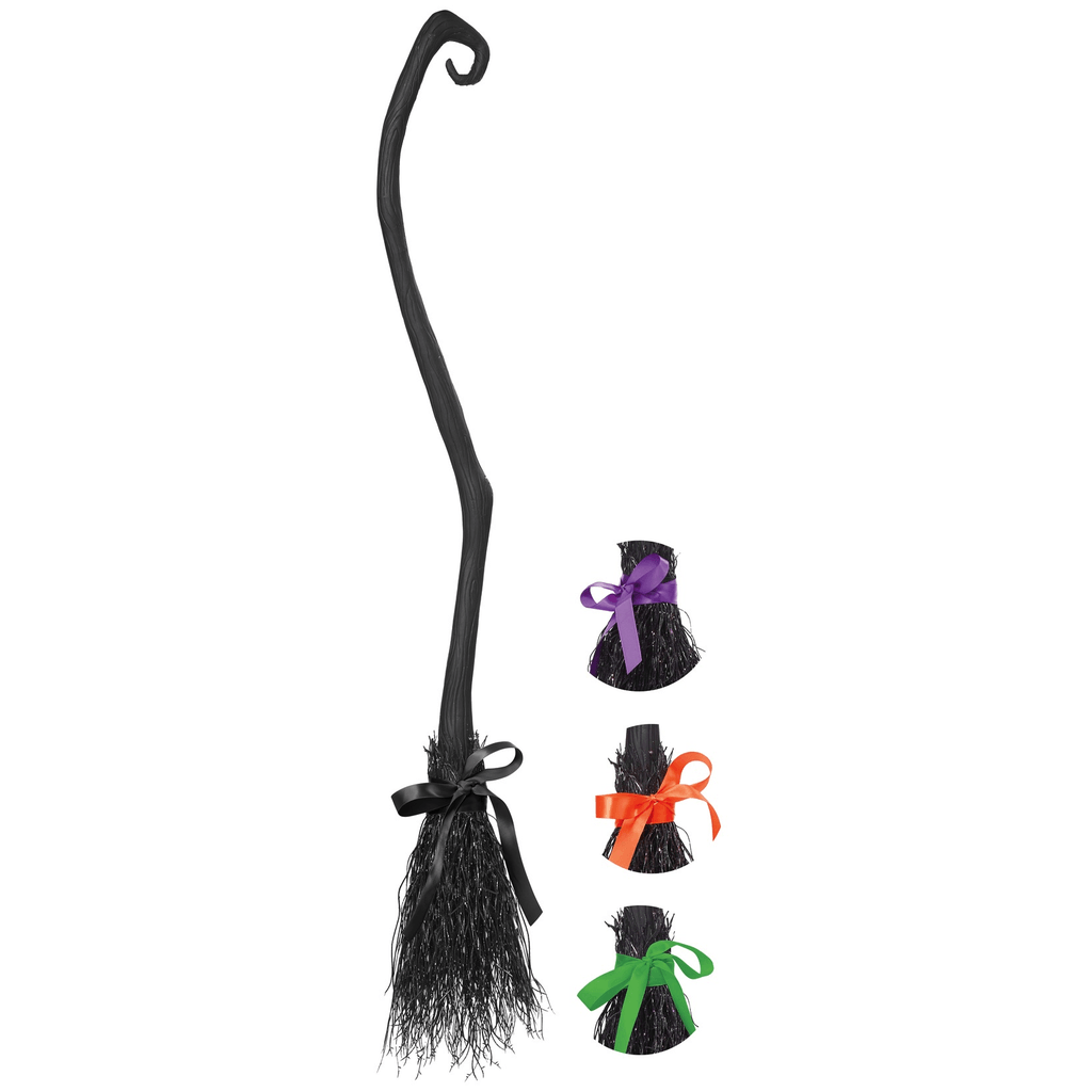 Whimsical Crooked 51" Witch's Broom