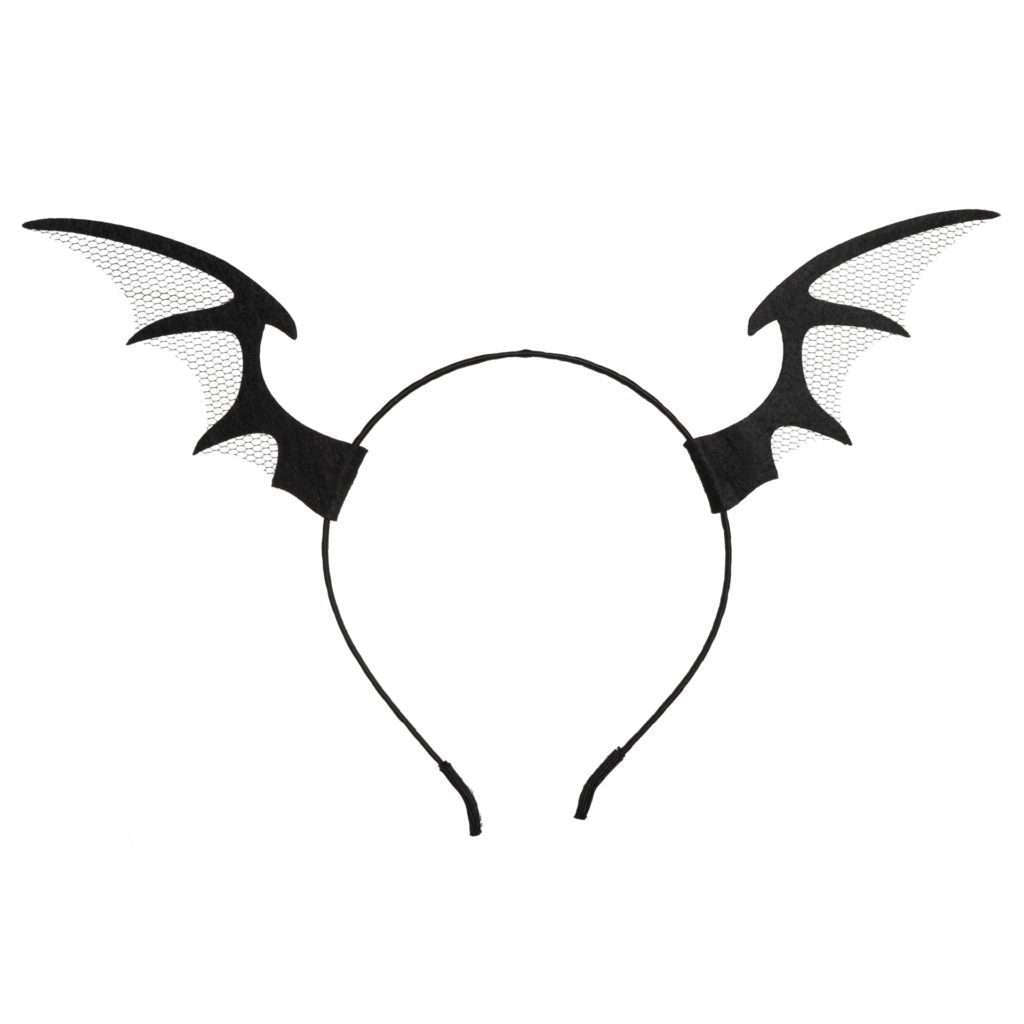 Gothic Bat Felt Headband