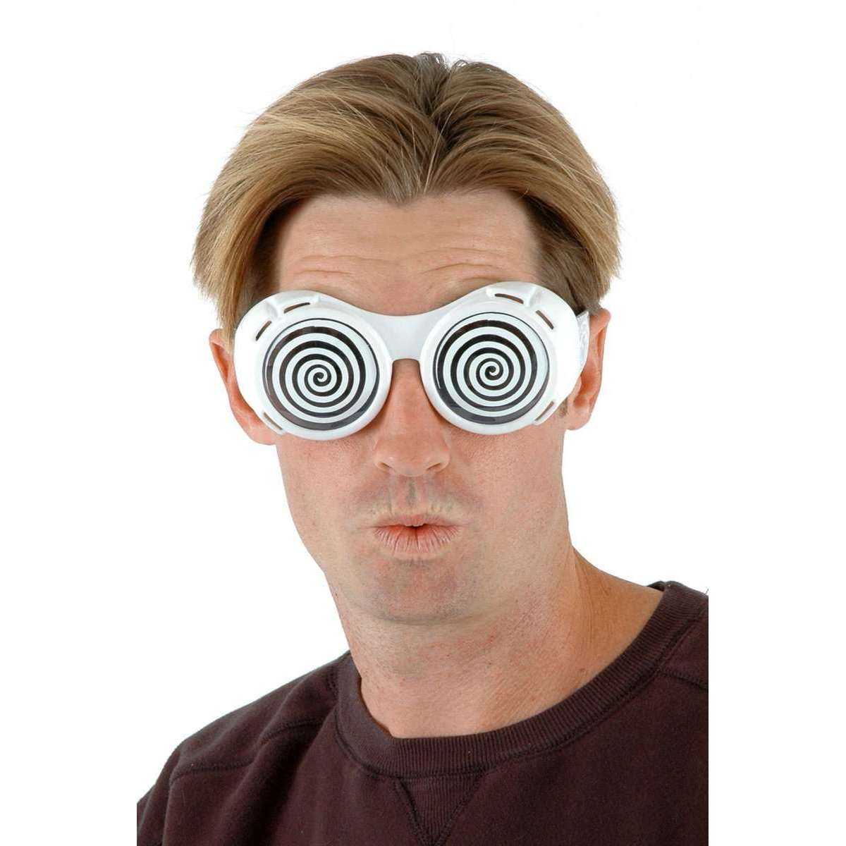 White Hypno Spiral Goggles