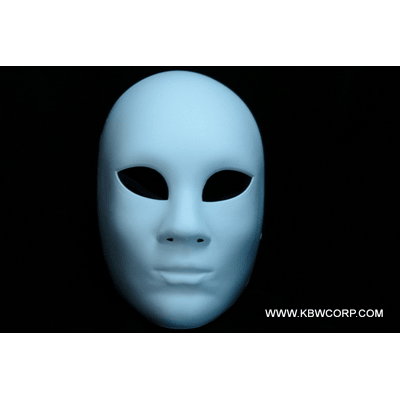 White Venetian Plastic Full Face Mask
