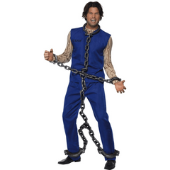 Convict Chains with Arm and Ankle Shackles Adult Costume