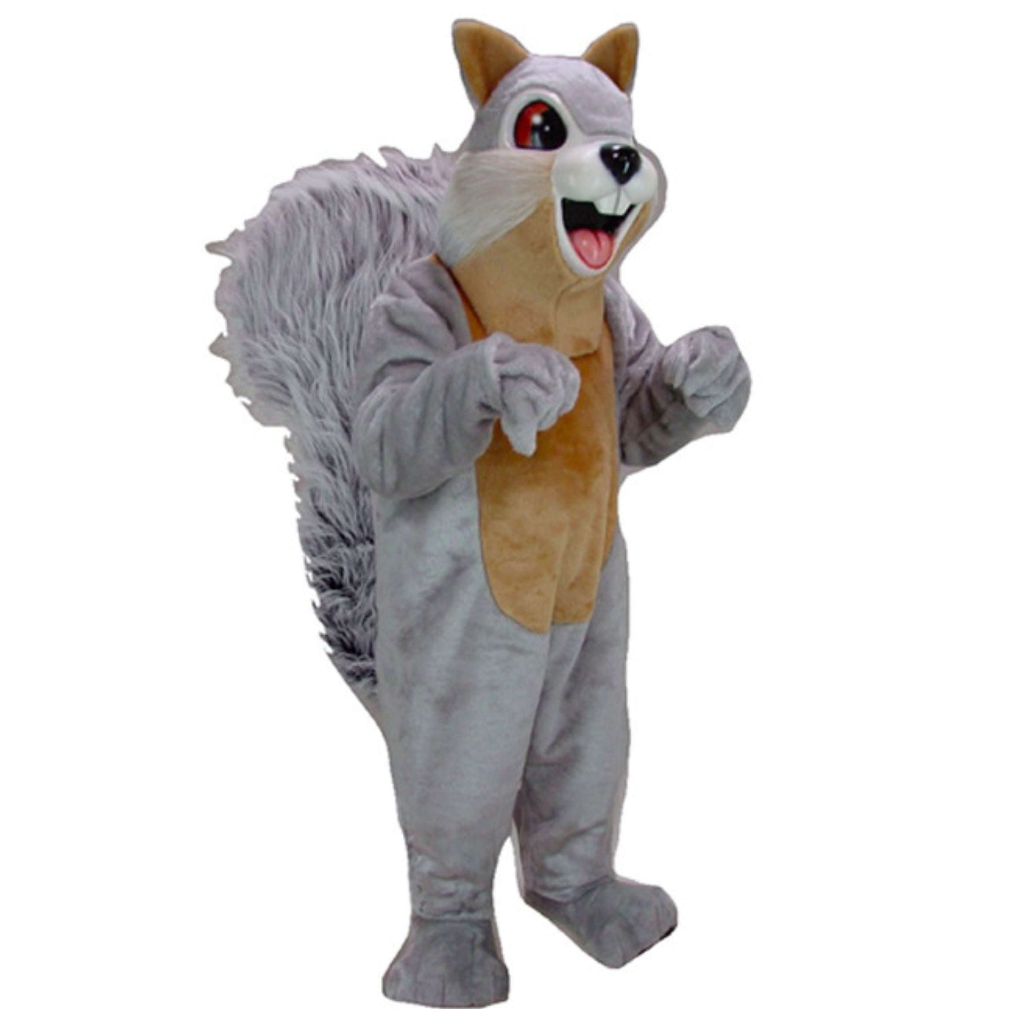 Gray Squirrel Mascot Adult Costume