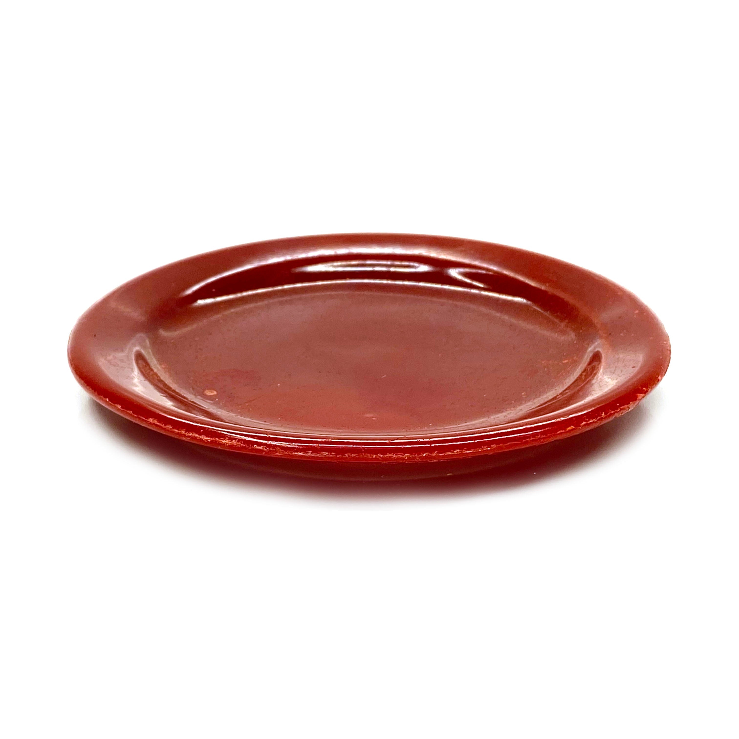 SMASHProps Breakaway Small Dinner Plate Prop - RED opaque - Red,Opaque