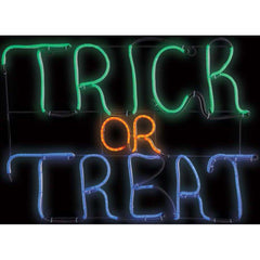 Light Glo-Trick Or Treat Sign