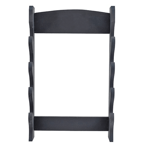 4pc Black Wooden Wall Stand