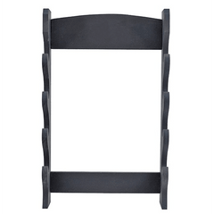 4pc Black Wooden Wall Stand