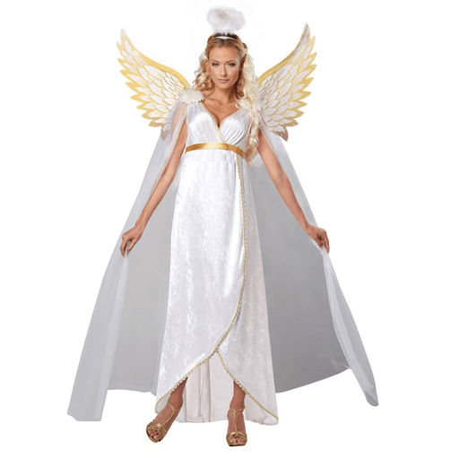 Classic Gorgeous Guardian Angel  Adult Costume