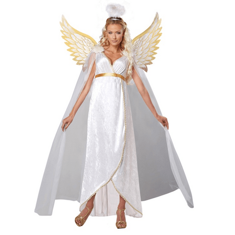 Classic Gorgeous Guardian Angel Women's Costume – AbracadabraNYC