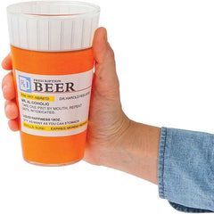 Prescription Bottle Pint Glass (2 Pack)