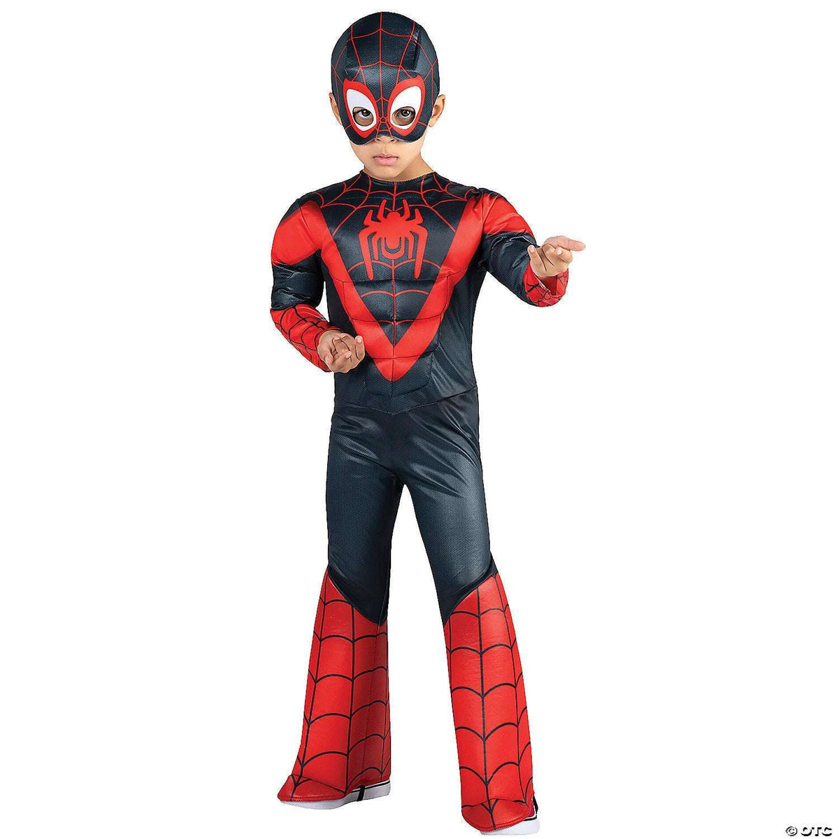 Marvel Miles Morales Spiderman Toddler Costume in 3T-4T with Matching Mask