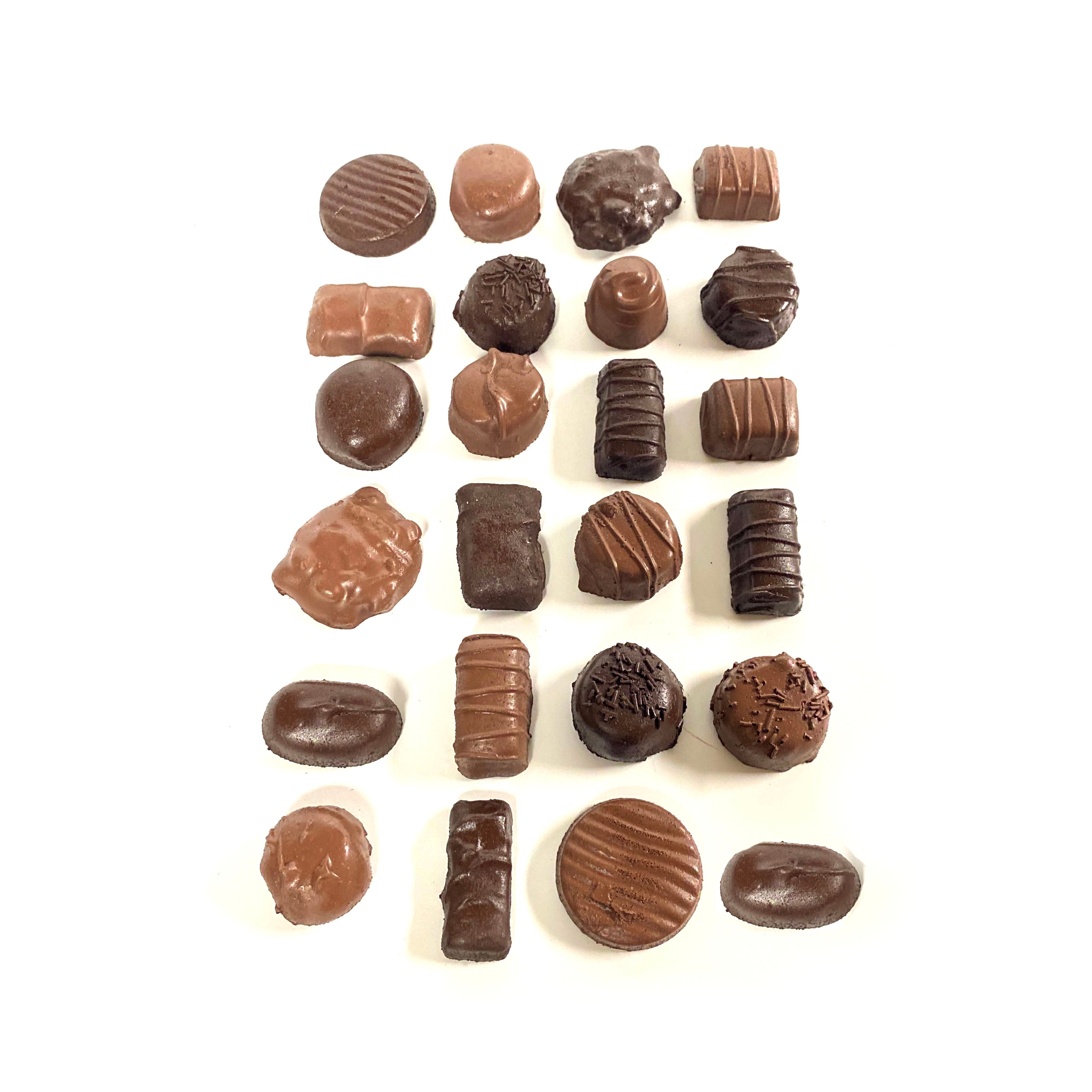 Prop Chocolate Candies Assortment 24 PIECE - DARK / MILK