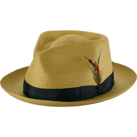 Natural Sewn Pinch Hat