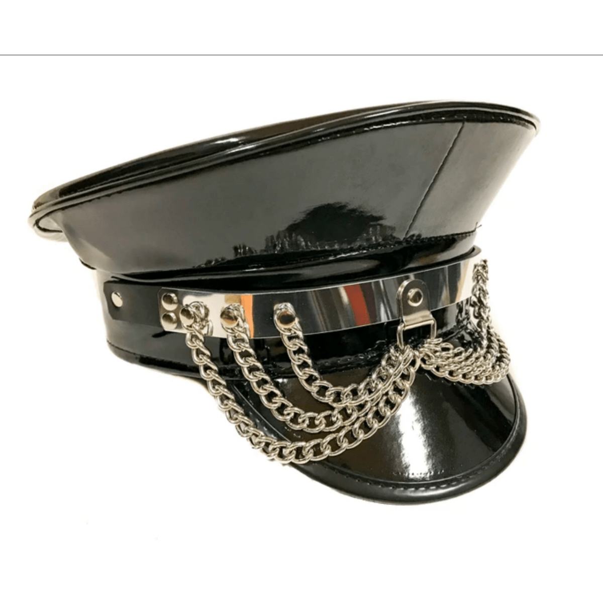 Metal Plate Hanging Chain Hat