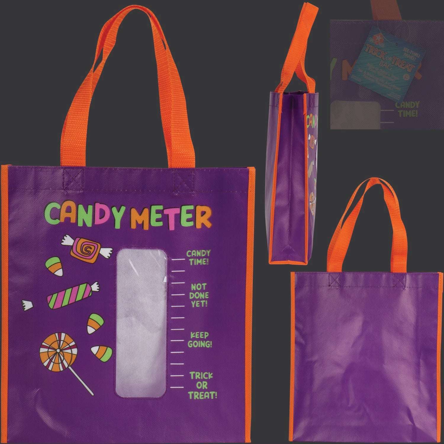 Candy Meter Trick or Treat Bag