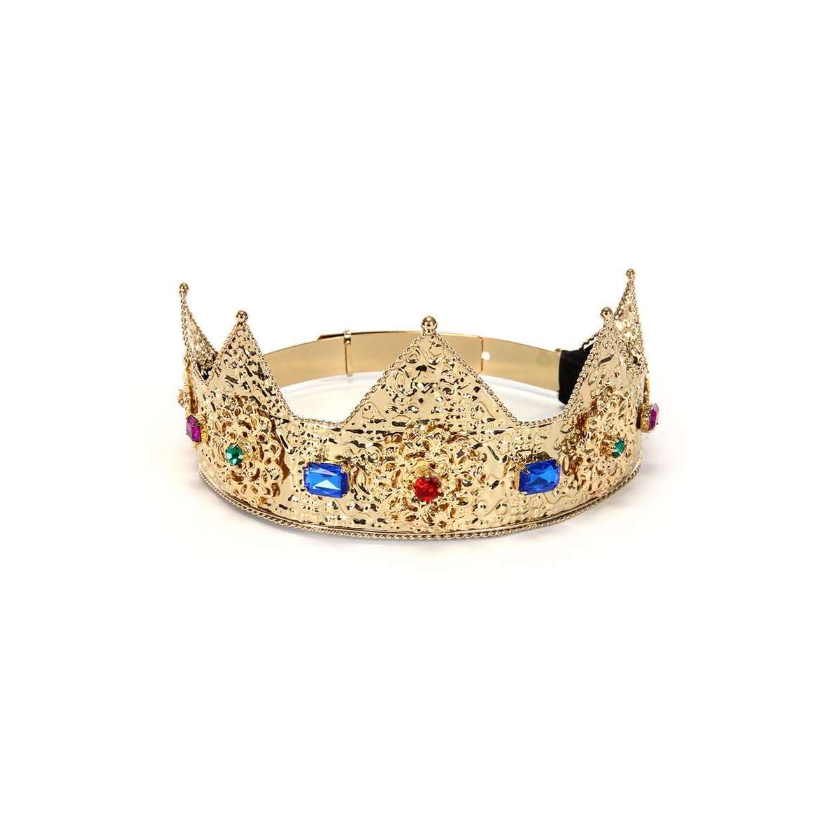 Gold Ladies Pointed Crown Adjustable 3"