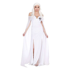 Khaleesi White Dragon Beauty Dress Adult Costume