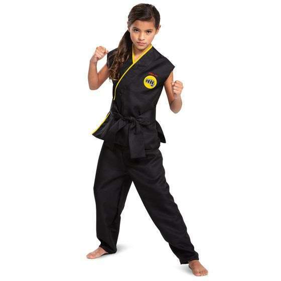 Classic Cobra Kai Kid's Costume with Belt