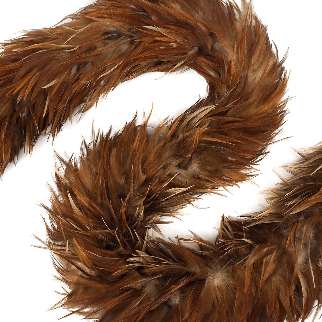 Natural Red Hackle/Coque Boa