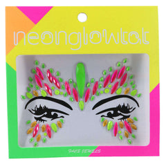 Neon Butterfly Face Jewels