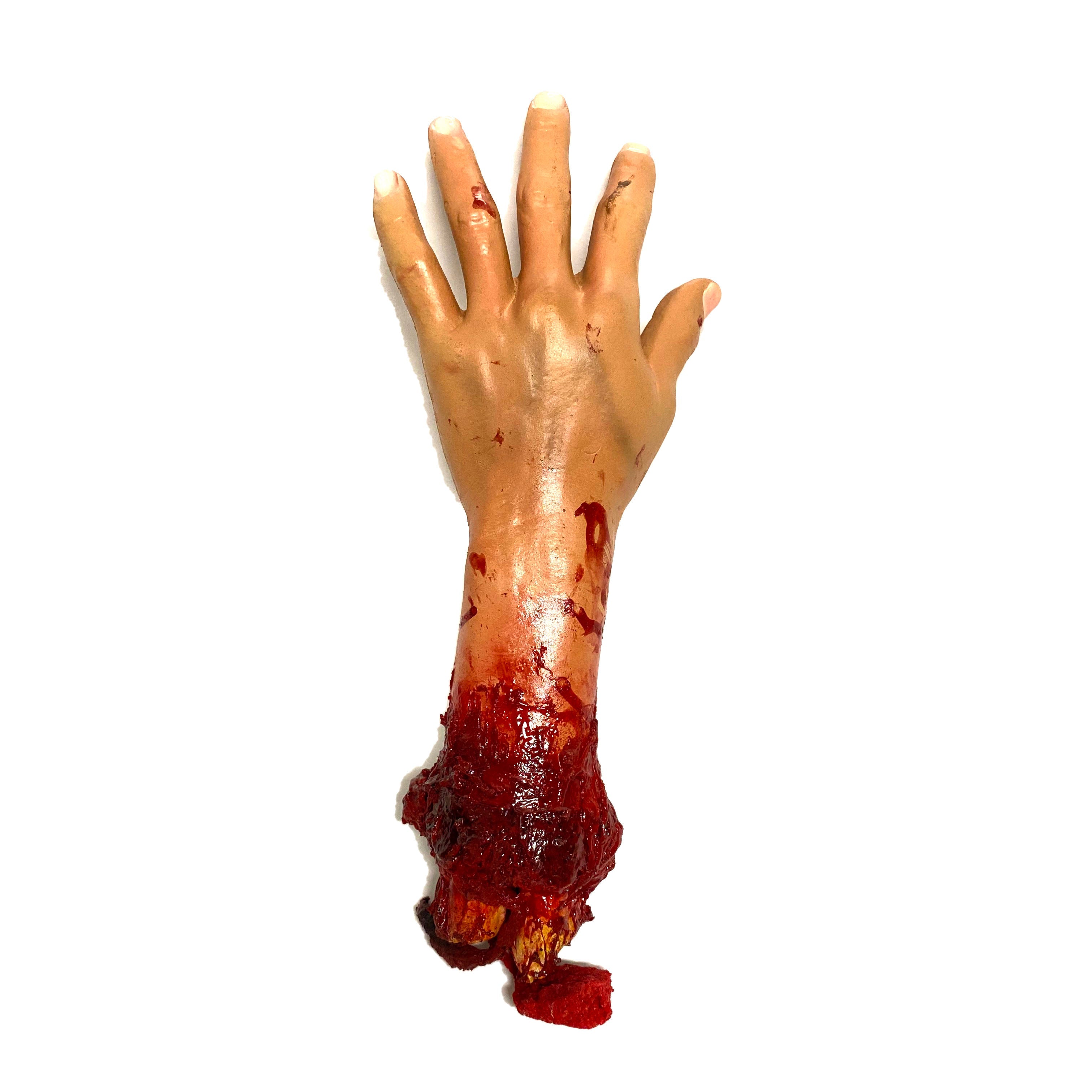 Severed Hand and Wrist - Foam Rubber with Gore Effects - Left - Left Hand