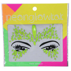 Neon Butterfly Face Jewels