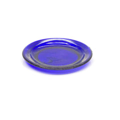SMASHProps Breakaway Small Dinner Plate Prop - COBALT BLUE translucent - Cobalt Blue,Translucent