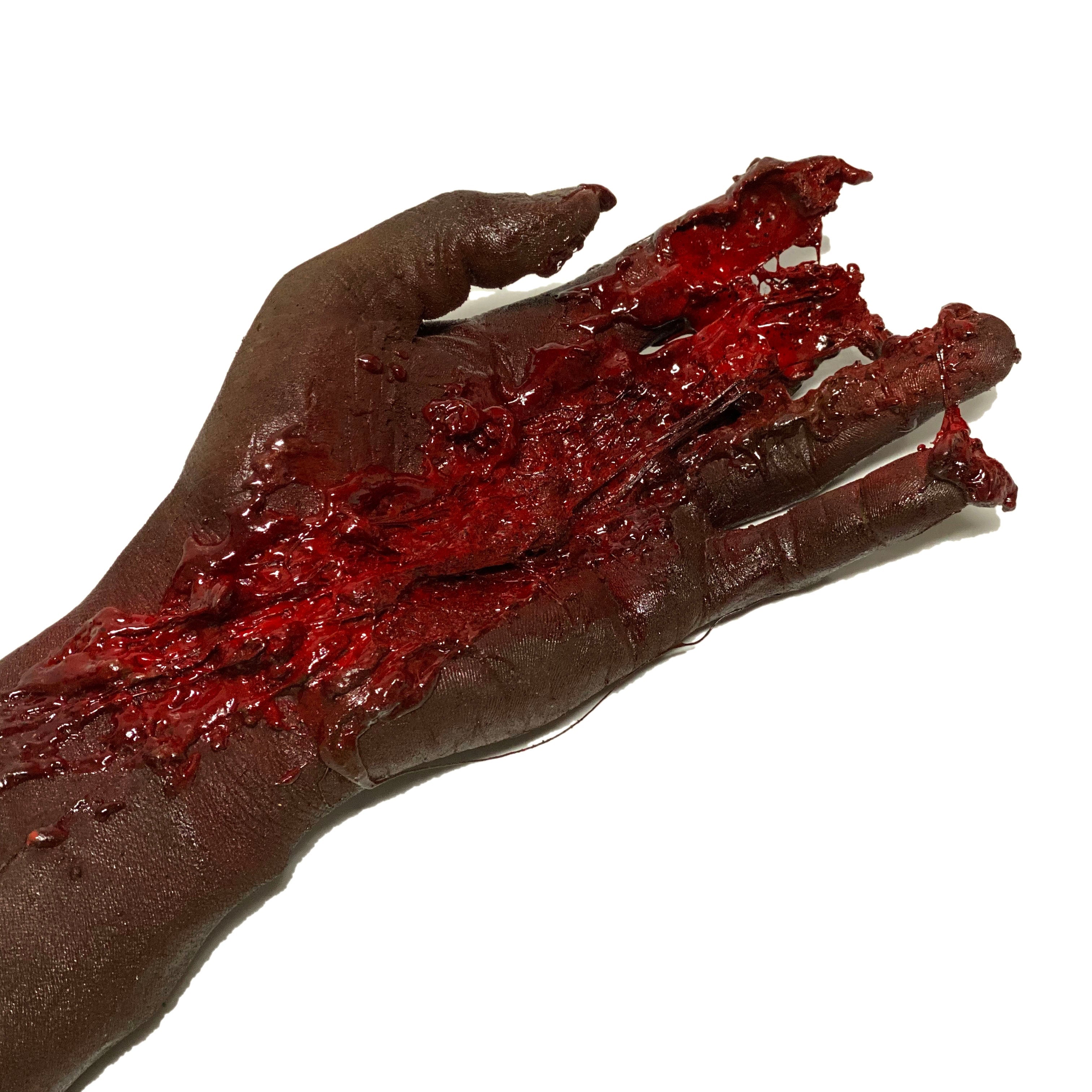 Bloody Freshly Severed Arm - Rubber with Realistic Gore Effects - Dark