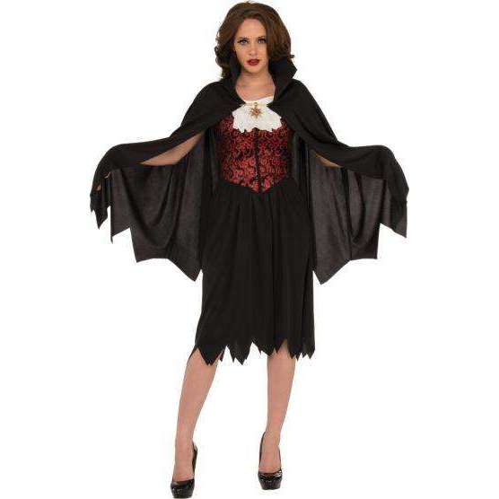 Lady Vampire Womens Adult Costume w/ Cape
