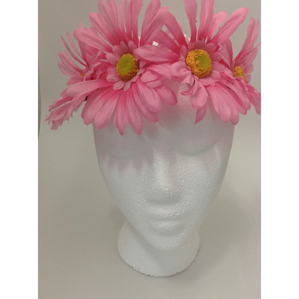 Pink XL Daisy Head Wrap