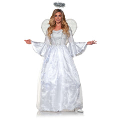 white angel dress costume Heavenly Angel Adult Light Up Costume Medium