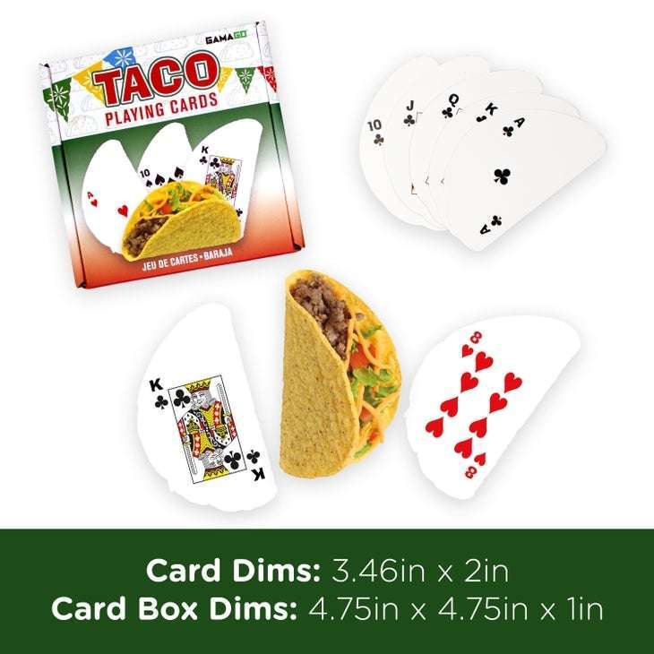Taco Shaped Playing Cards