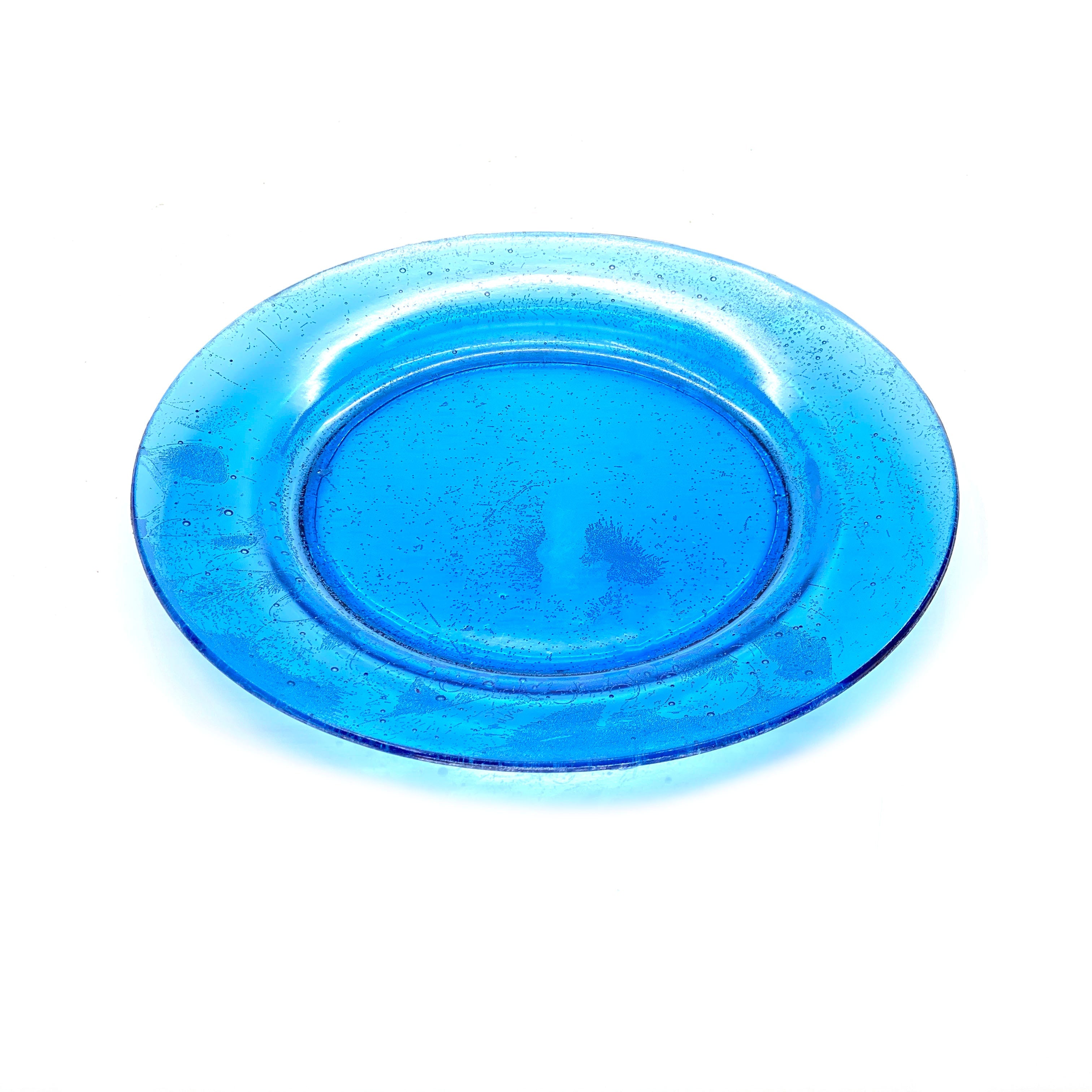 SMASHProps Breakaway Large Dinner Plate - LIGHT BLUE translucent - Light Blue,Translucent