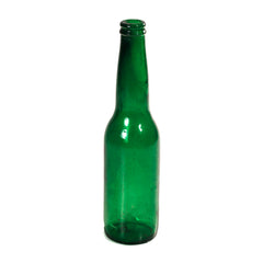 SMASHProps Breakaway Standard Beer or Soda Bottle Prop - DARK GREEN translucent - Dark Green Translucent