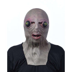 Umigame Grey Alien Supersoft Mask w/ Mouth Movement