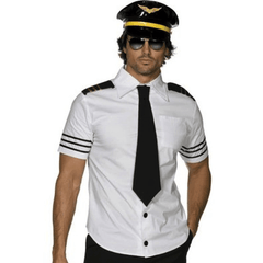 Classic Sexy Mile High Club Pilot Adult Costume