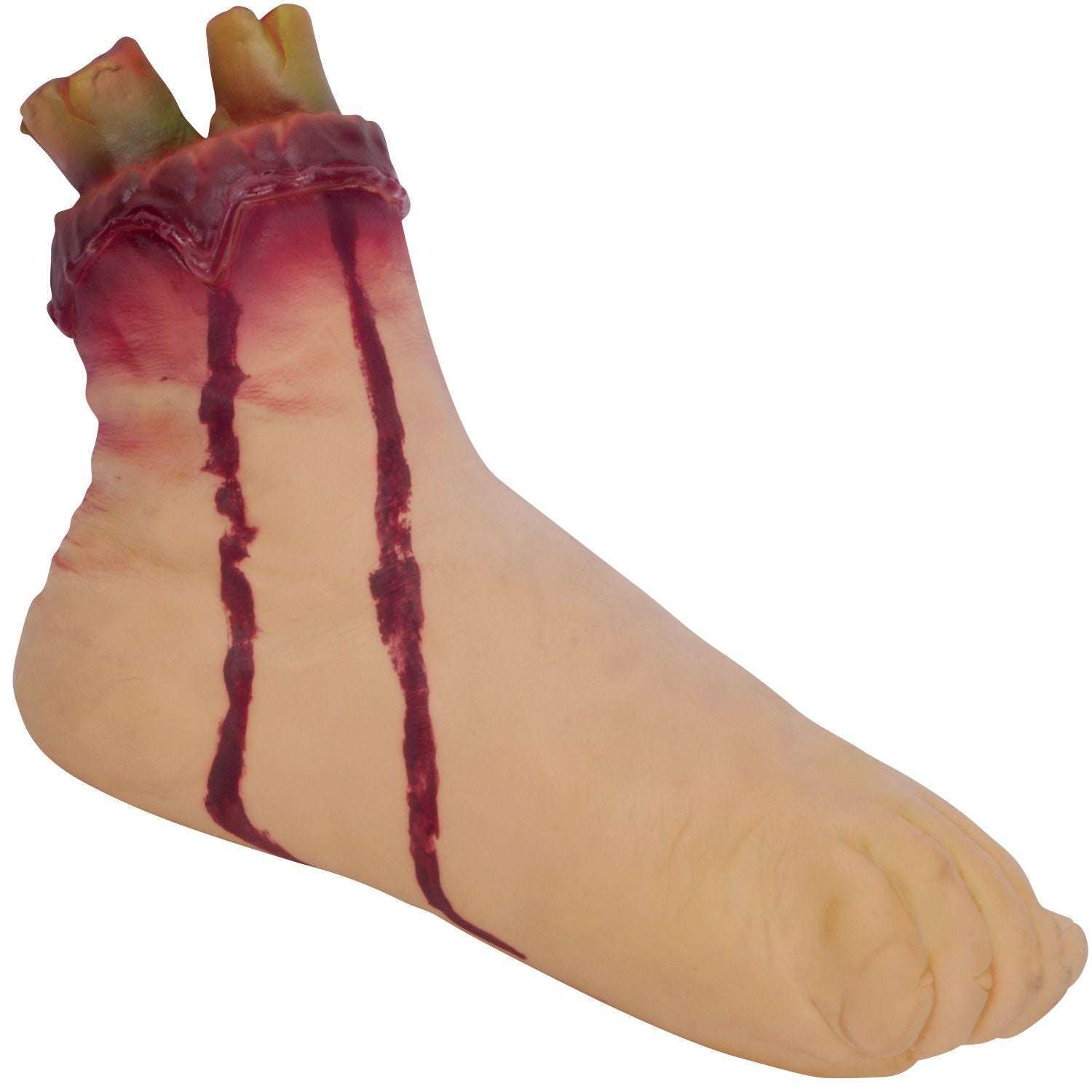 Fresh Kill Gory Foot Prop w/ Bones Sticking Out