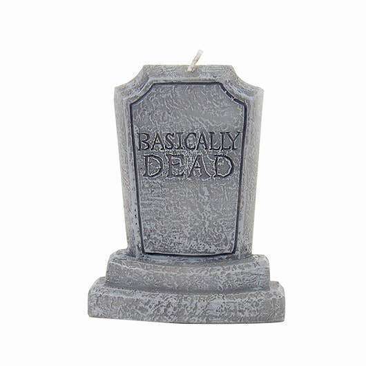 Basically Dead Gravestone Candle