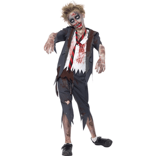 Zombie School Boy Kids Costume