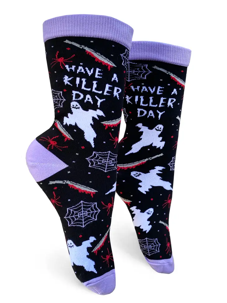 Have a Killer Day Women's Crew Socks