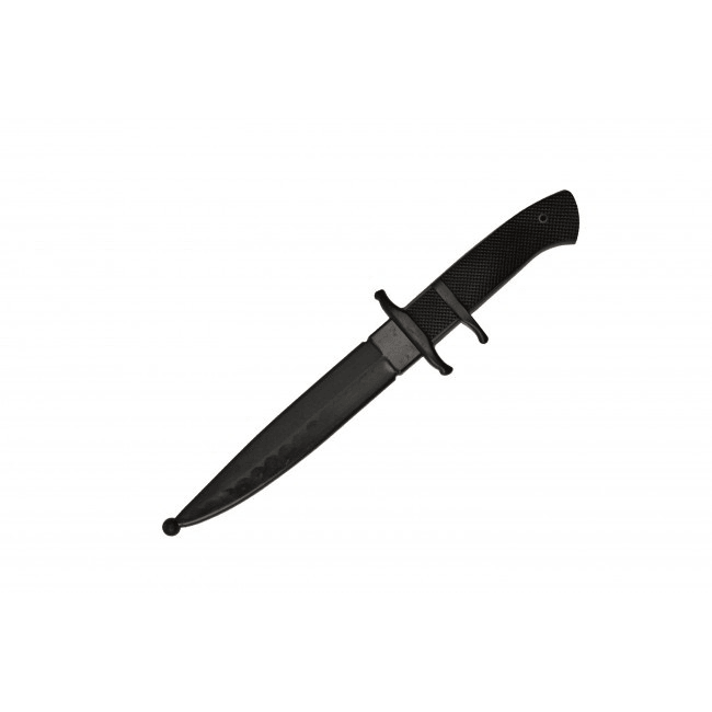 12" Black Polypropylene Sub Hilt Knife w/ Ball Point Tip