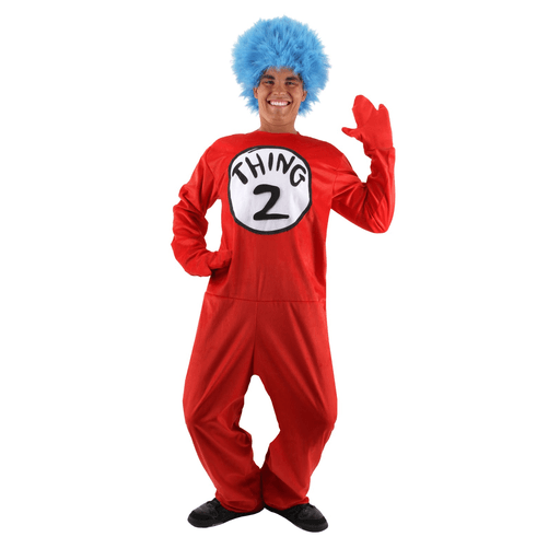 Dr Seuss Adult Thing 1 & 2 Adult Costume