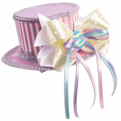 Purple Mini Easter Hat with Bow
