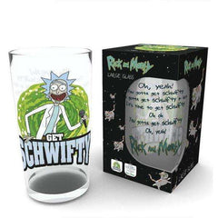 Rick & Morty Get Schwifty Drinking Glass