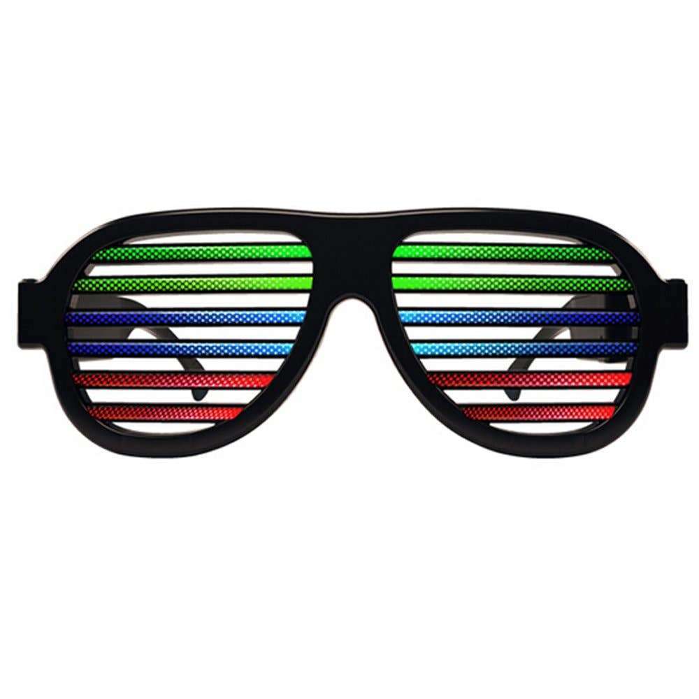 Sound Reactive Rechargeable Rave Glasses
