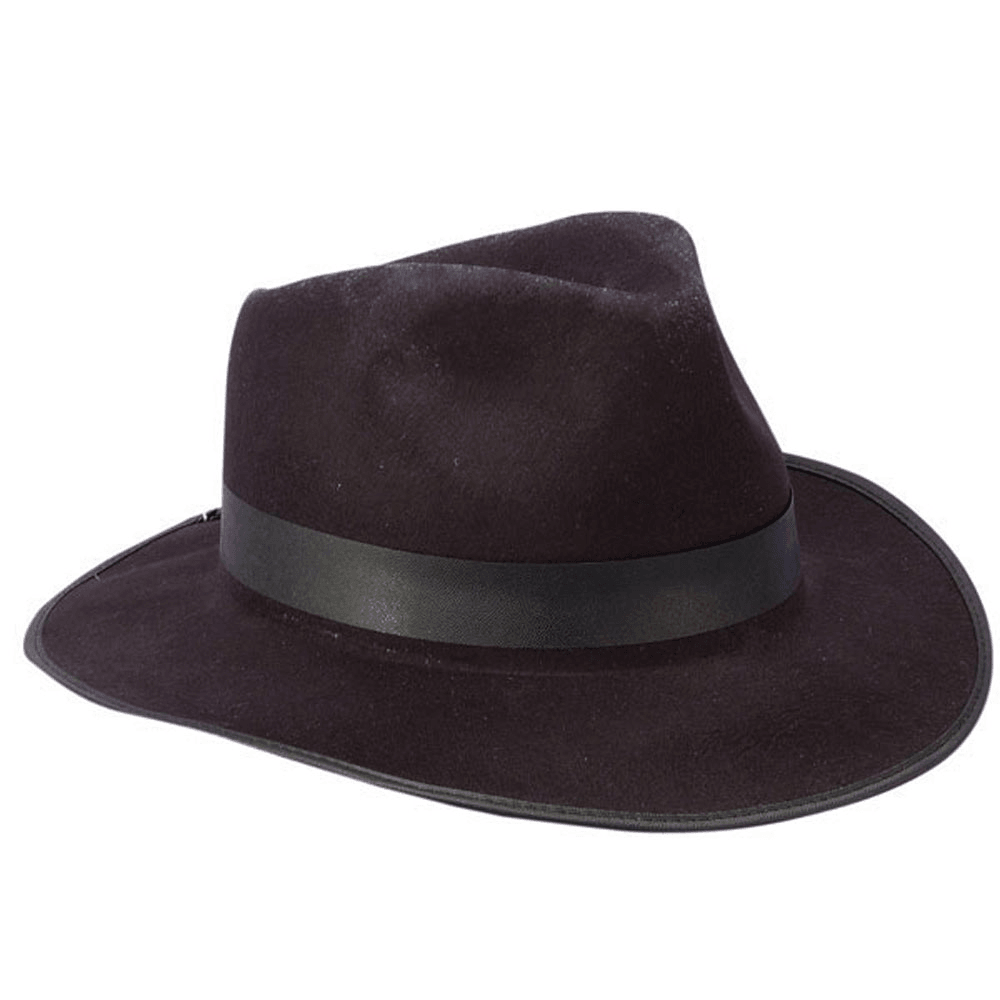 1920s Black Gangster Hat AbracadabraNYC